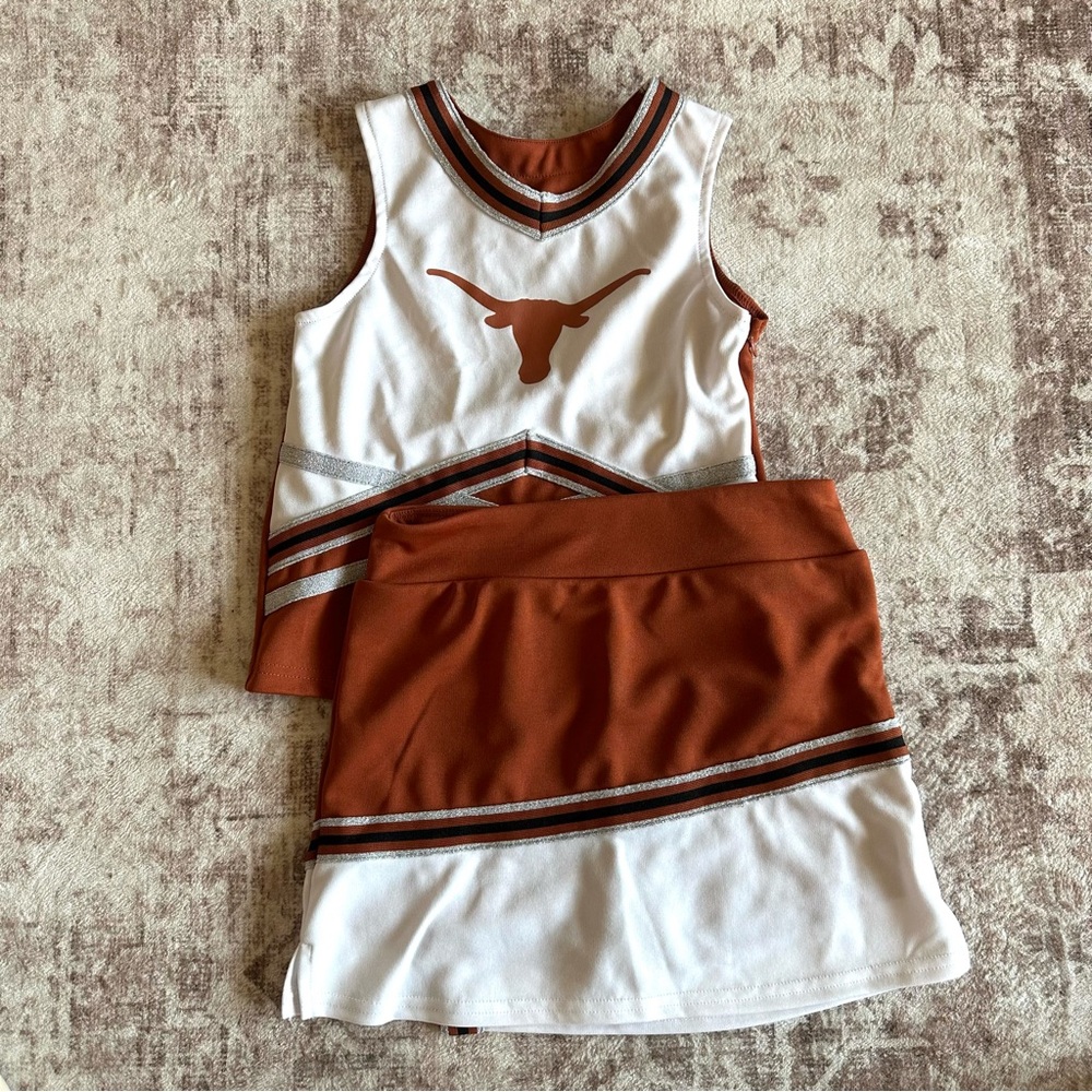 Texas Longhorns‎ Youth Cheerleader Set Girl’s L 10-12 Colosseum College Football